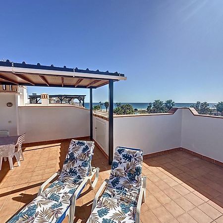 Vive Vera Rentals - Atico En 1º Linea Con Vistas Al Mar Exteriör bild